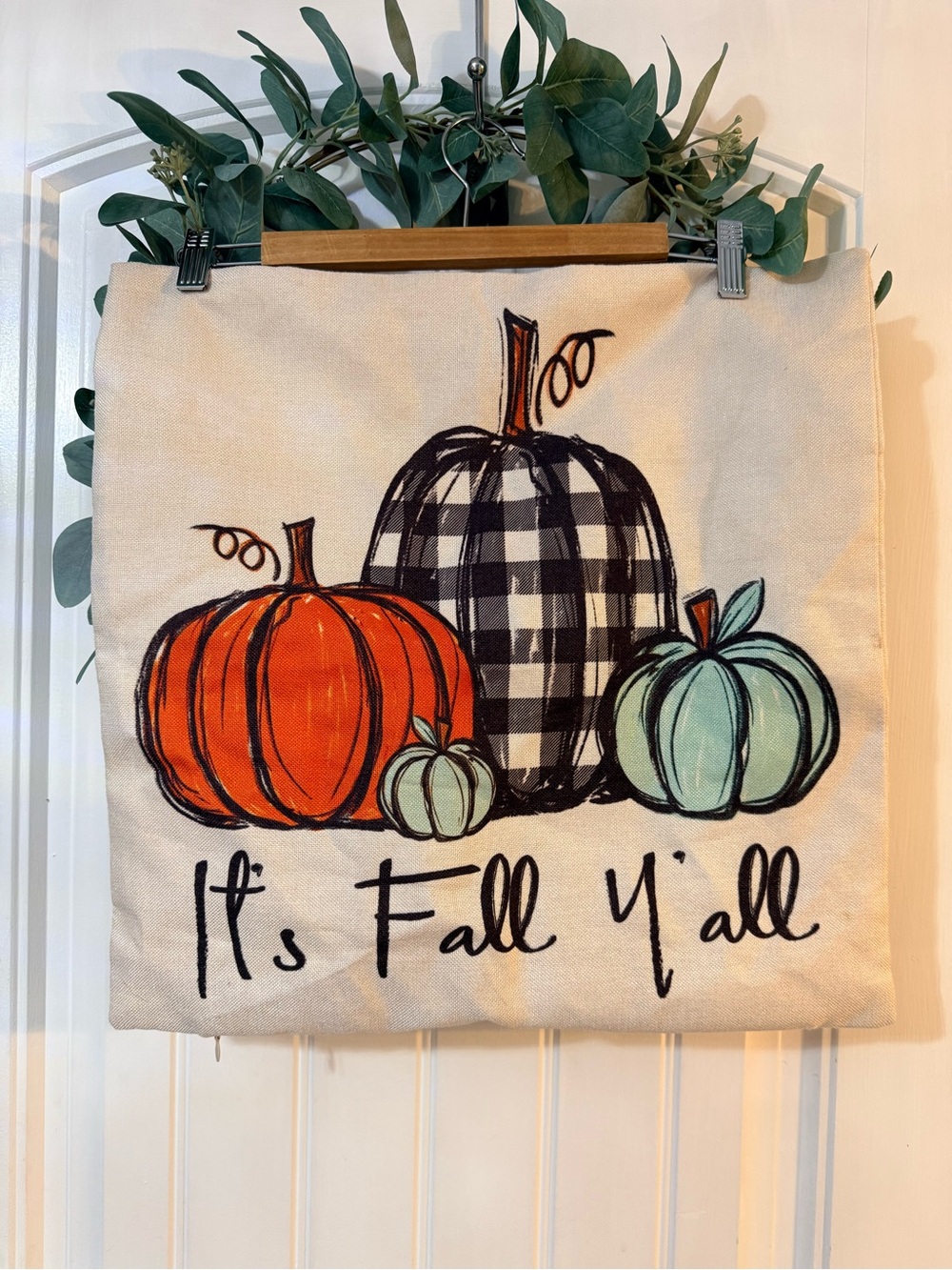 💫10/$25 • It’s Fall Y’all Canvas Throw Pillow Cover